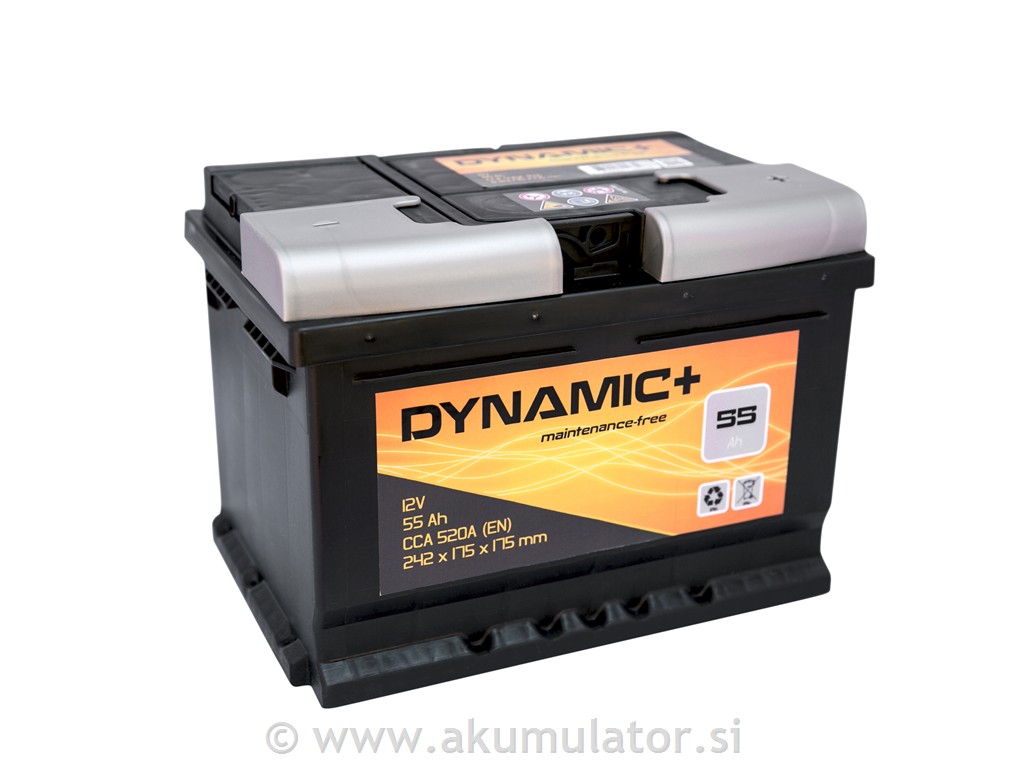 Avto akumulator 55Ah-B Dynamic Plus