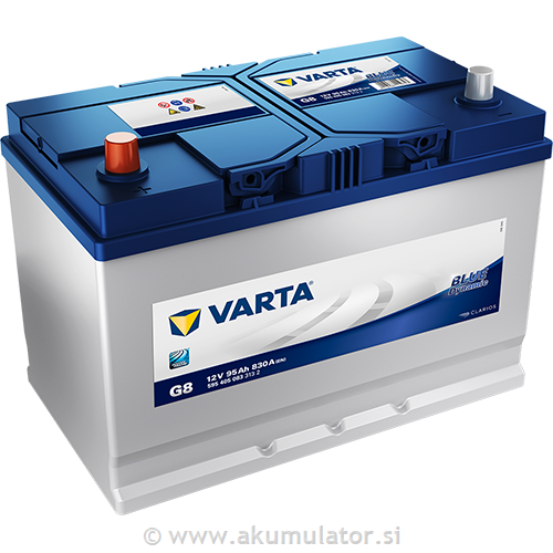 Akumulator VARTA Blue Dynamic 95Ah L+ G8
