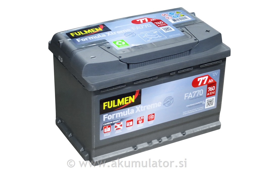 Akumulator FULMEN FORMULA XTREME 77Ah