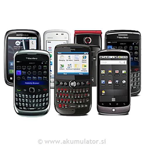 Baterije za iPhone, pametne telefone in mobilne telefone