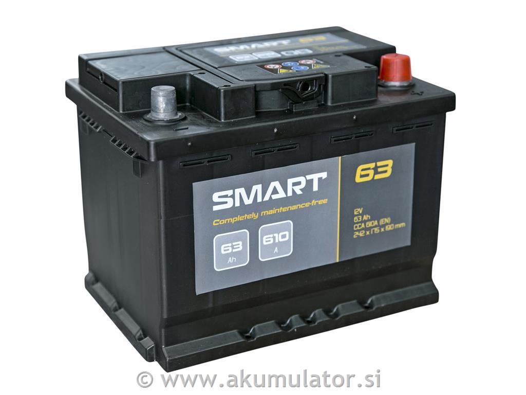 Akumulator Smart 63Ah 610A