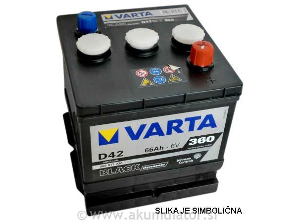 Akumulator 6V 66Ah VARTA Promotive Black D42W