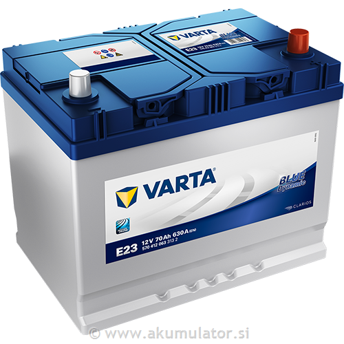 Akumulator VARTA Blue Dynamic 70Ah JD+ E23