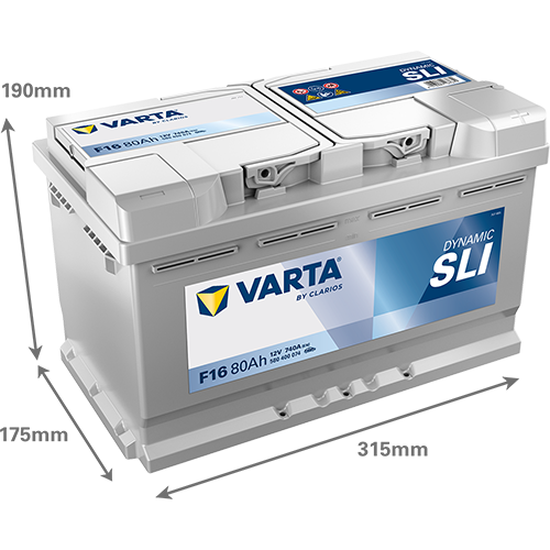 Akumulator VARTA Dynamic SLI 80Ah/ F16