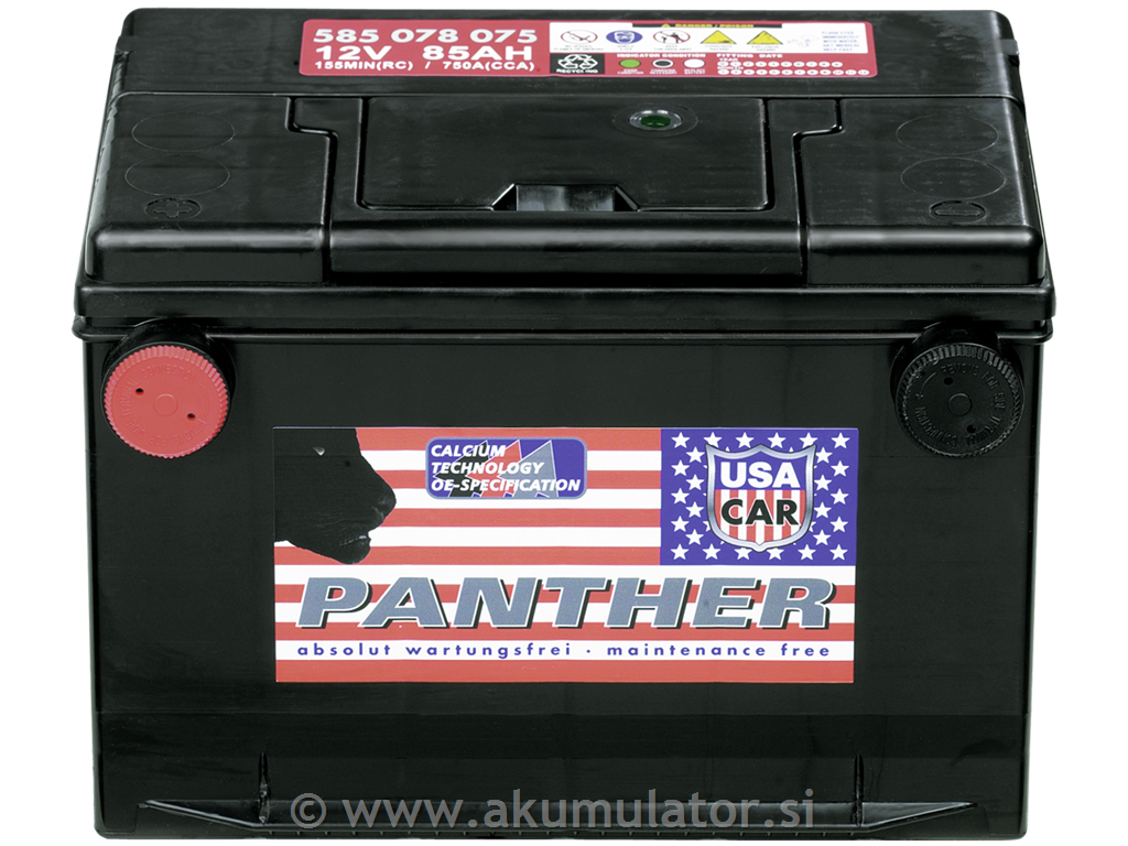 Akumulator za USA avtomobile 85Ah