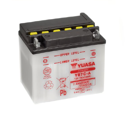 Moto akumulator YUASA YB7C-A 12V 7Ah