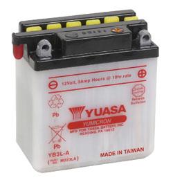 Moto akumulator YUASA YB3L-A, 3Ah