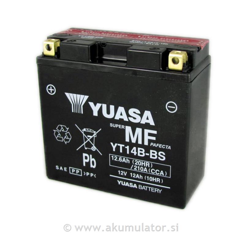 Moto akumulator YUASA YT14B-BS 12V 12Ah