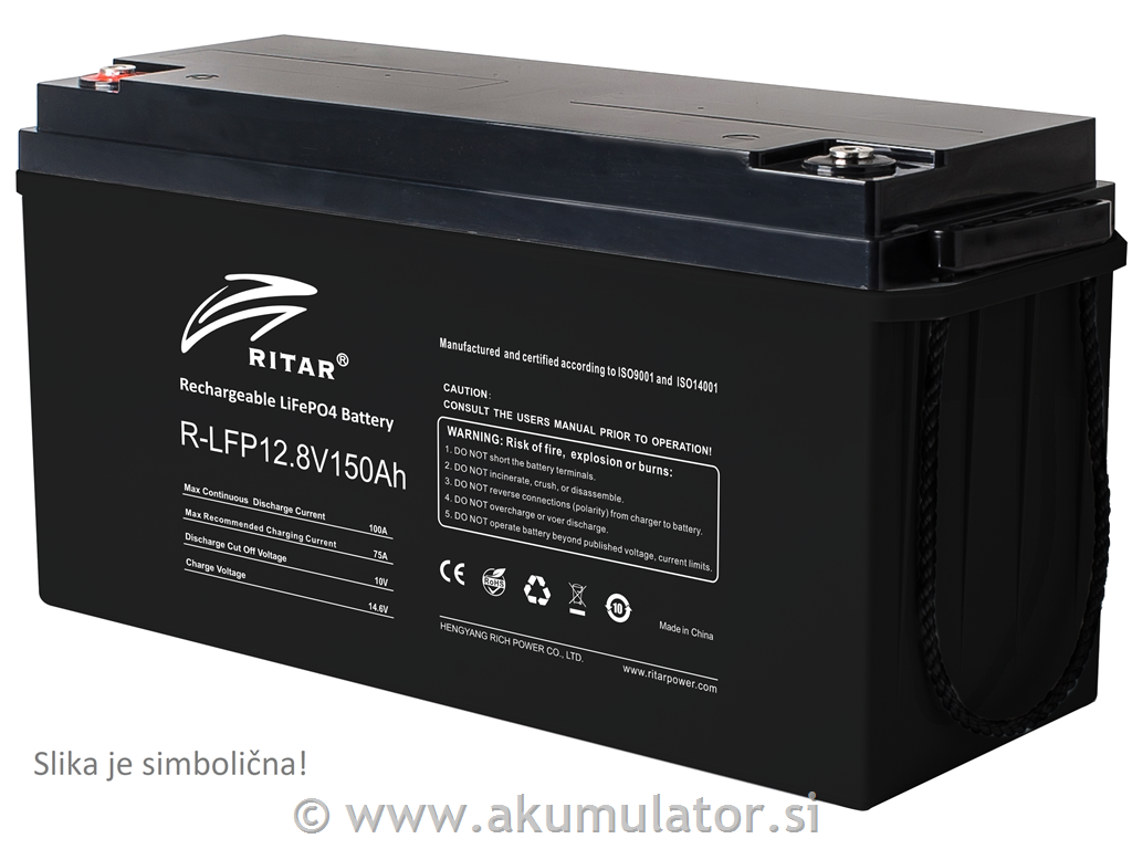 Li ion baterija 135Ah 12V