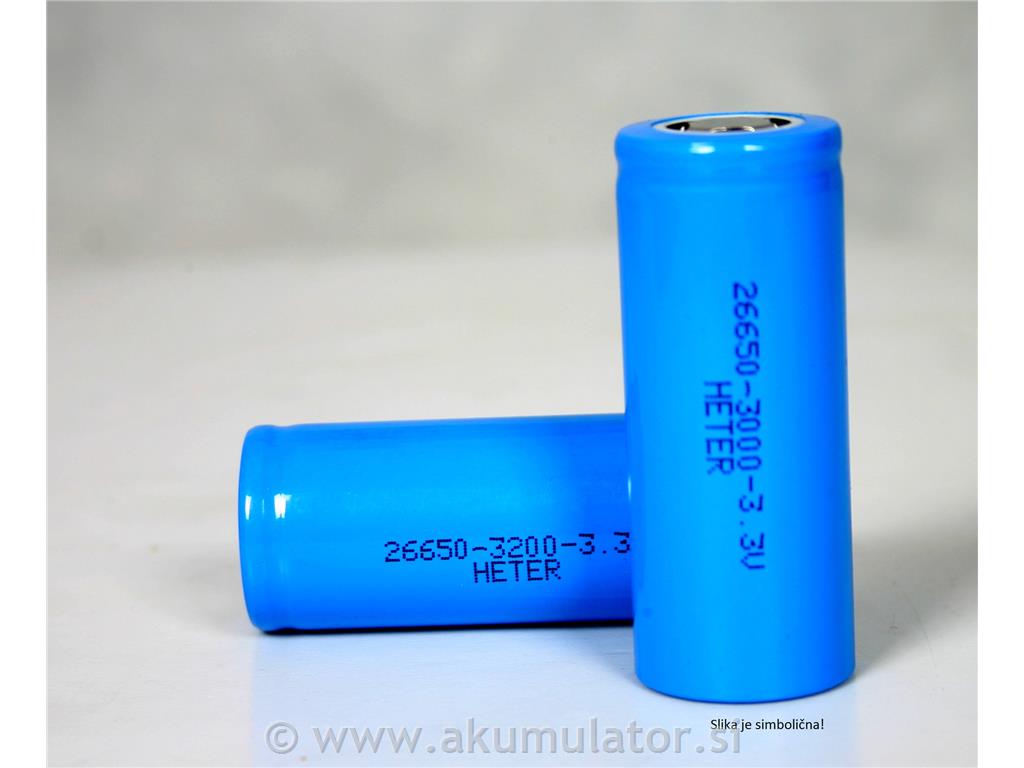 Baterija LiFePO4 3.200mAh 26650