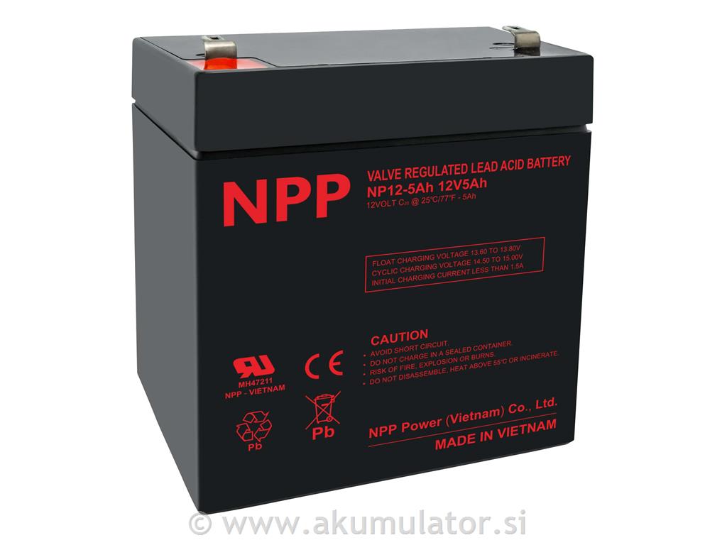 UPS AGM akumulator 12V 4,5Ah NPP