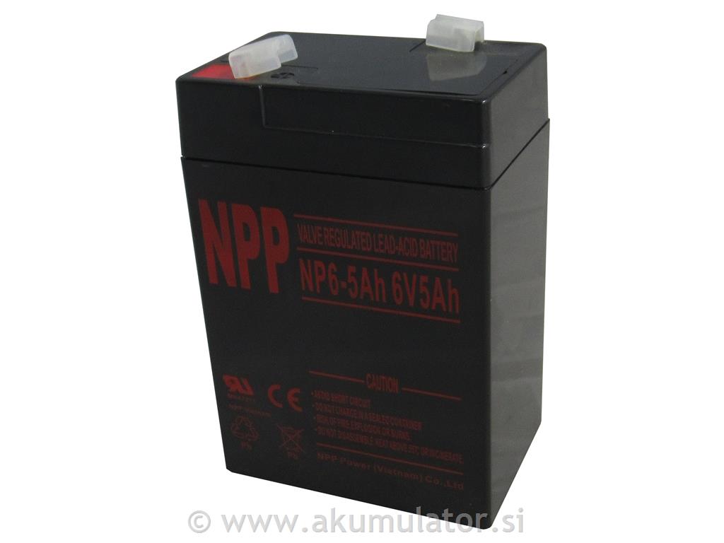 UPS AGM akumulator 6V 5Ah NPP