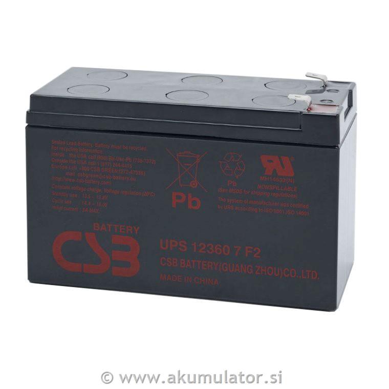 RBC 2 APC UPS baterije - CSB Energy 12V 7,2Ah baterije