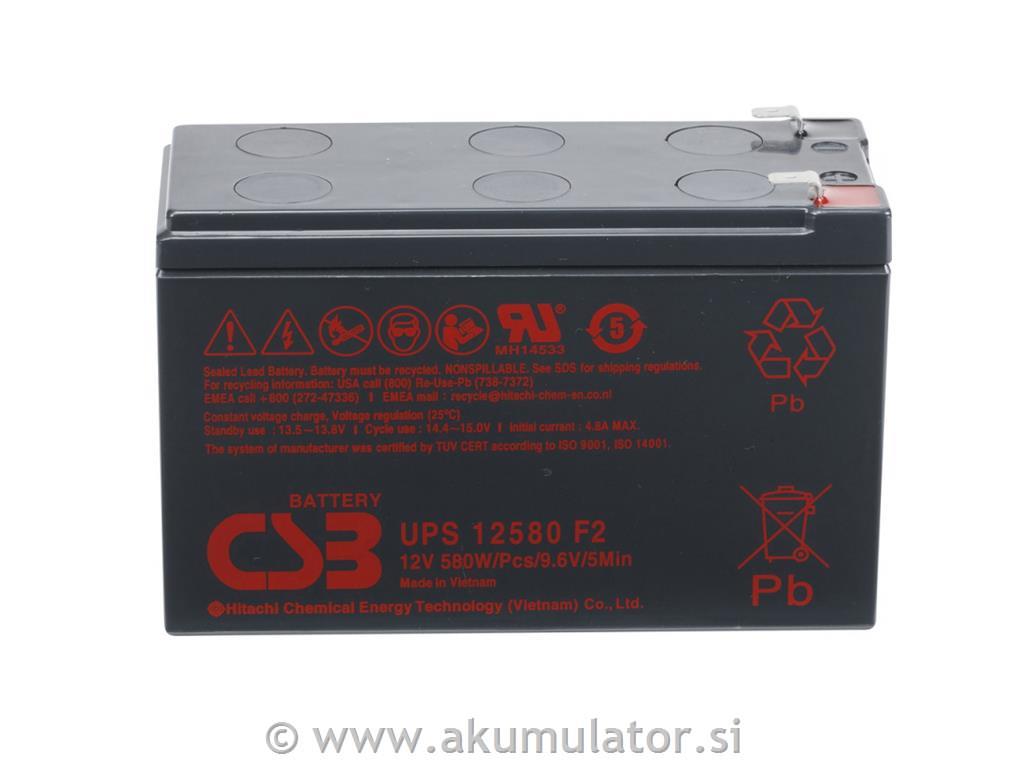 UPS akumulator CSB Energy UPS 12V 9,4Ah F2