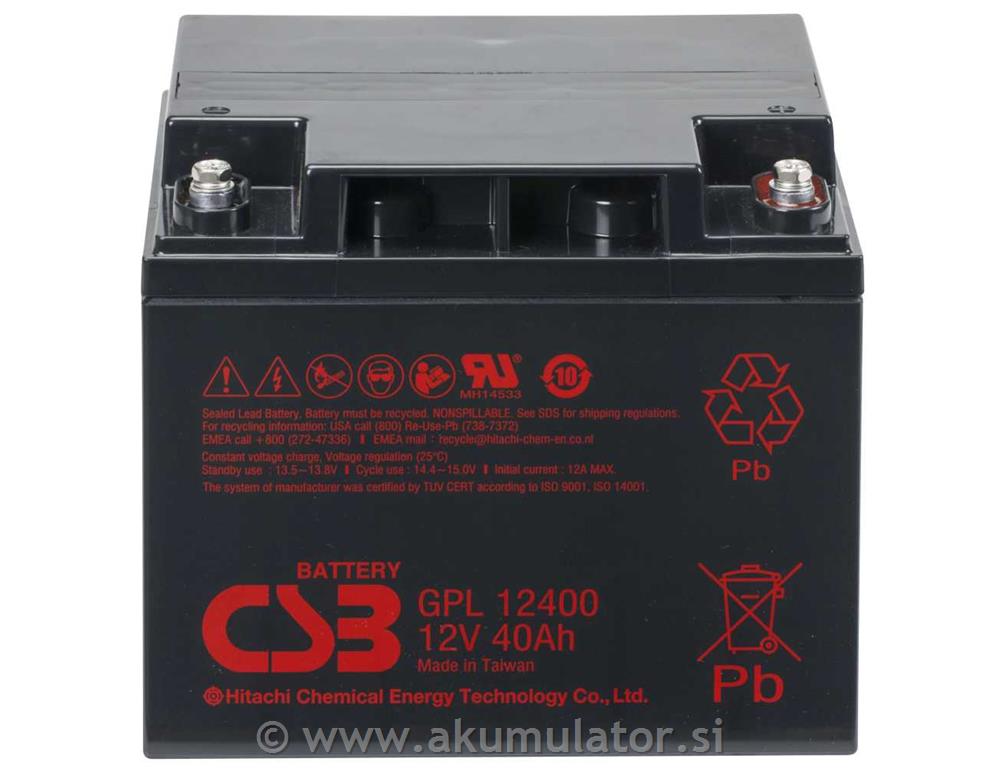 UPS akumulator CSB Energy GPL 12V 40Ah