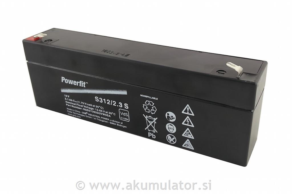 UPS AGM akumulator 12V 2,3Ah Powerfit