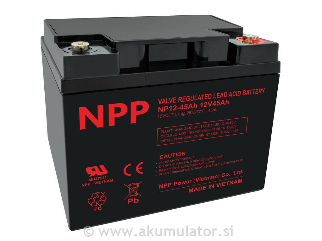 UPS AGM akumulator 12V 45Ah NPP