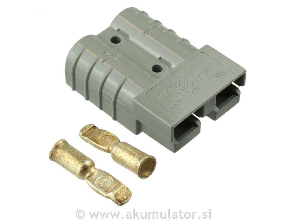 Konektor Anderson SB 50 siv 5,6mm2