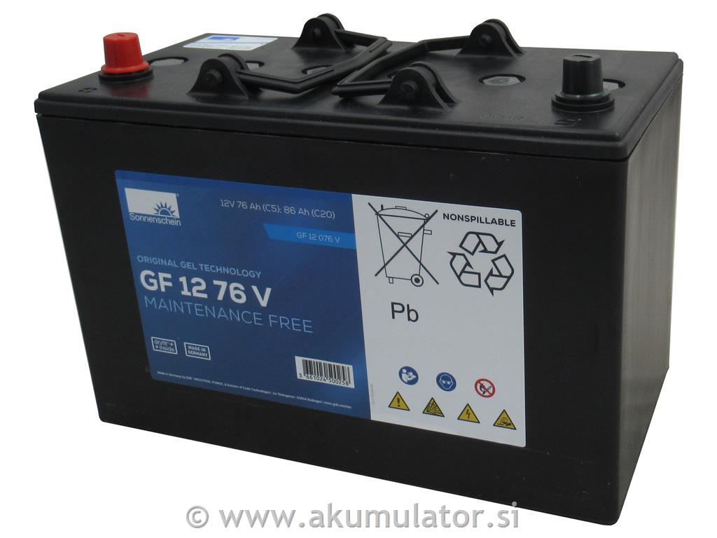 GEL akumulator Sonnenschein GF12 076 V / 12V 86Ah