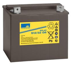 GEL akumulator Sonnenschein SOLAR S12/32 G6 / 12V 32Ah