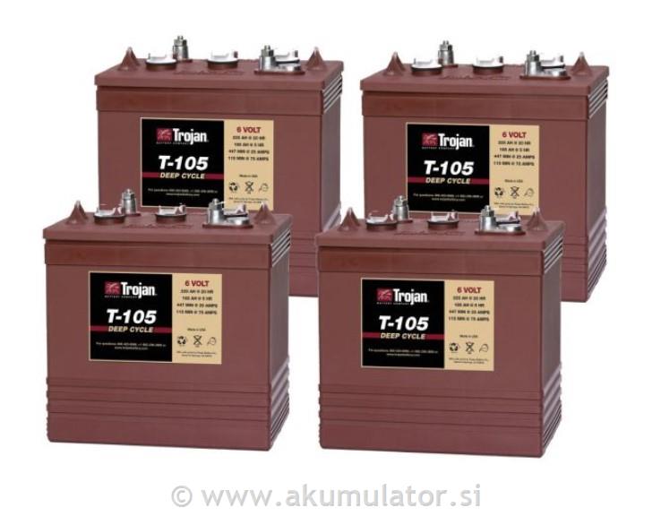 Akumulator Trojan T105 6V 225Ah - 1.200 ciklov