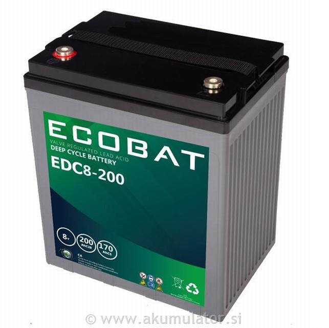 AGM akumulator Ecobat EDC8-200 8V 200Ah