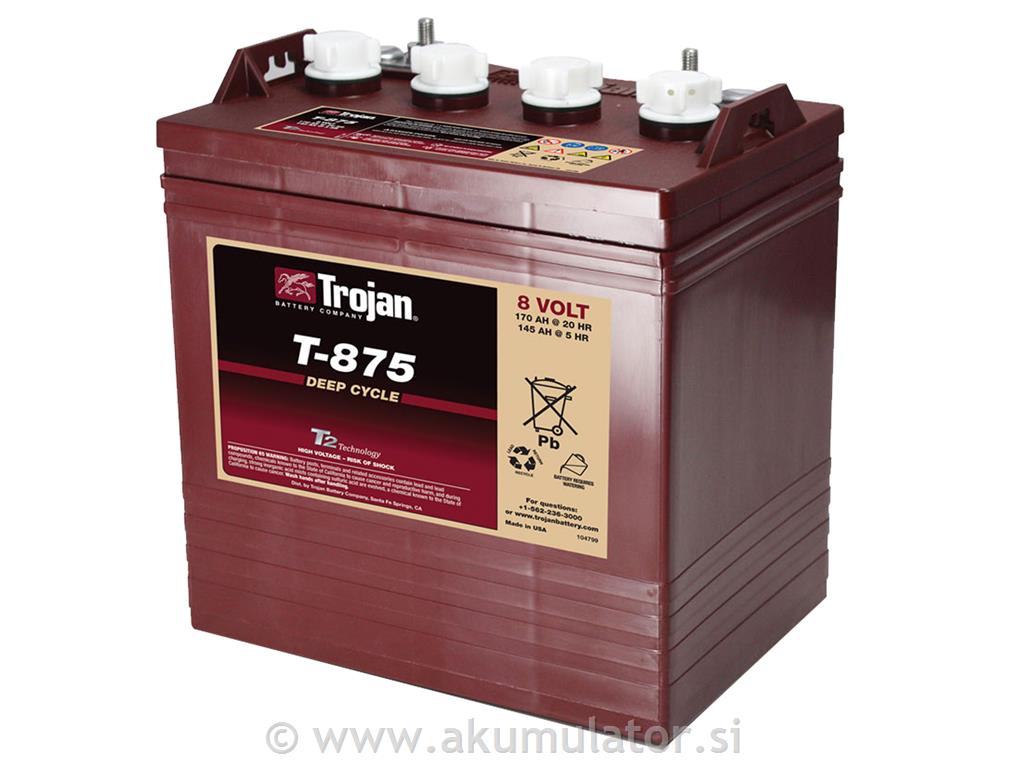 Akumulator Trojan T875 8V 170Ah