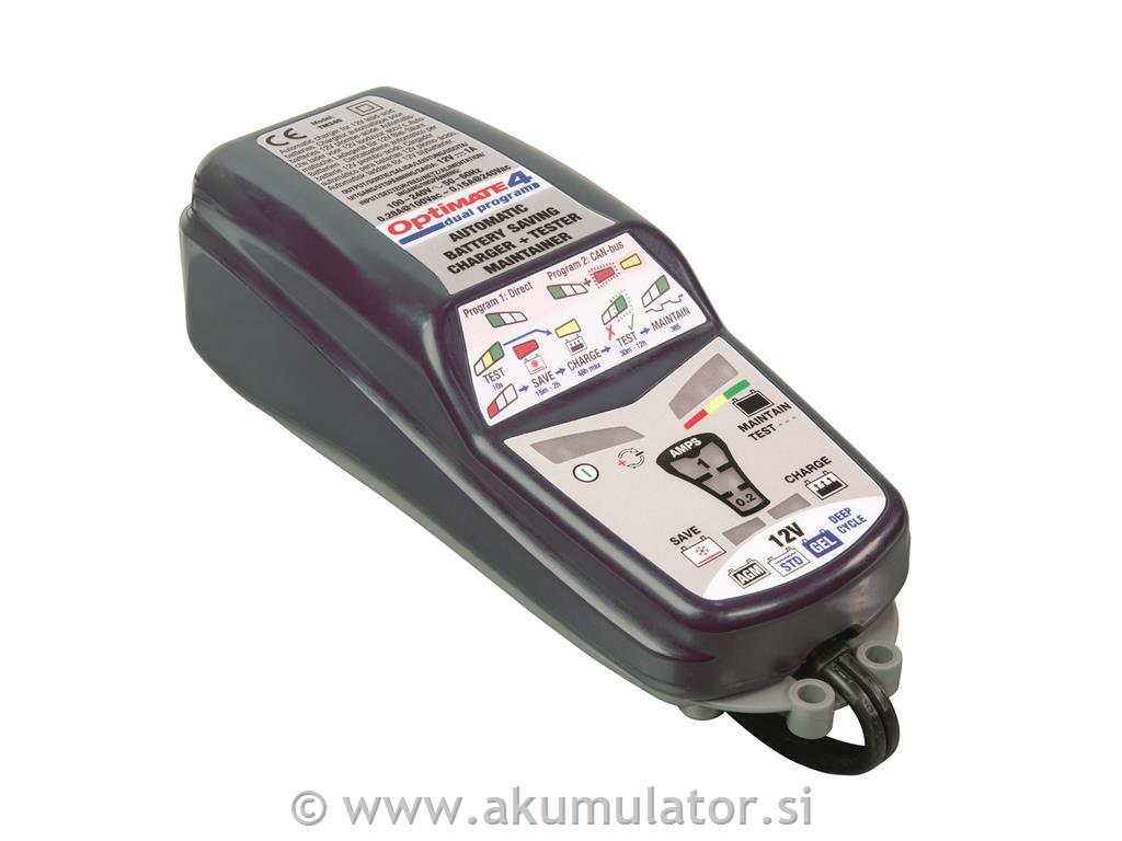 Polnilec akumulatorjev za BMW motorje - Optimate 4 Dual CAN - bus