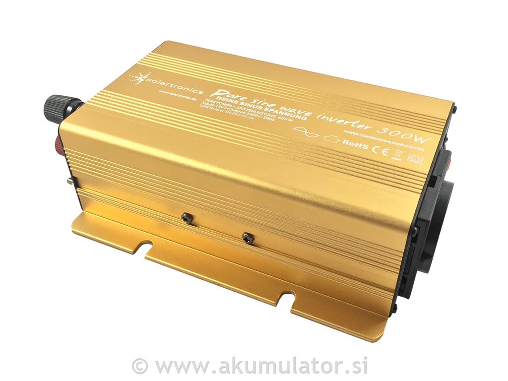 Razsmernik 300W 12V čisti sinus