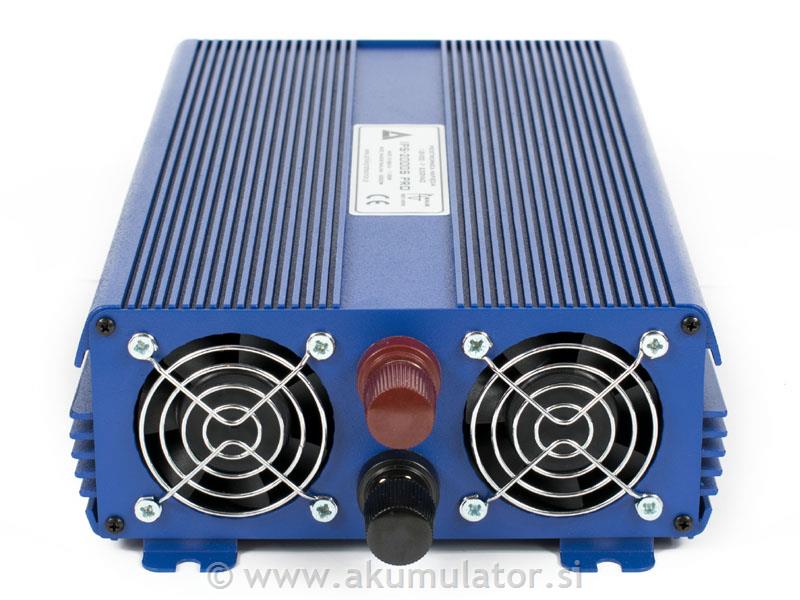 Sinusni razsmernik 1000W 12V - mehki zagon in daljinsko upravljanje