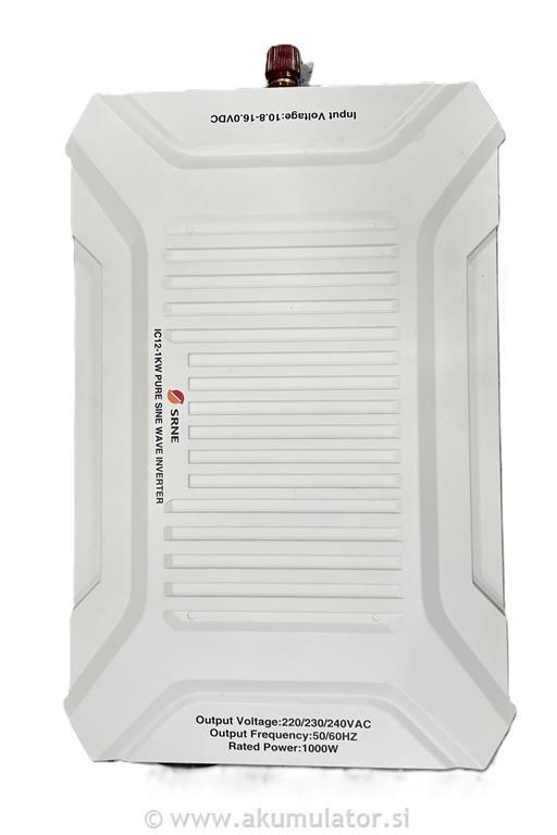 Razsmernik 2000W 12V sinusni Srne solar - z bluetooth