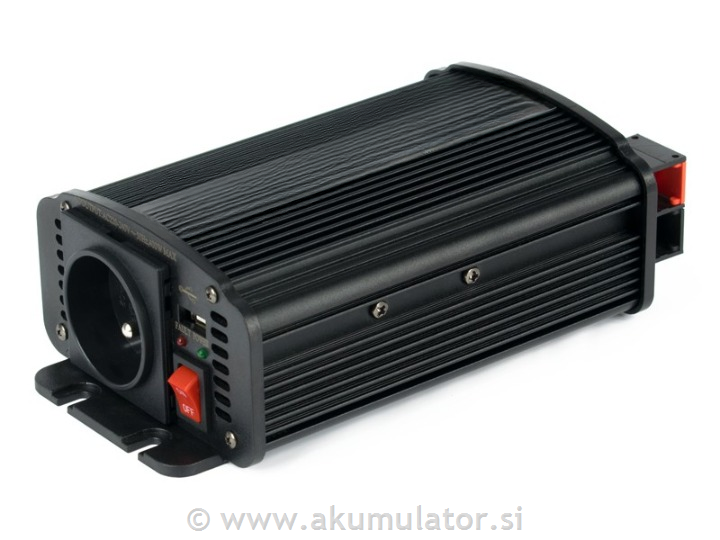 Razsmernik 300W 12V za sončne celice, navtiko, avtodom