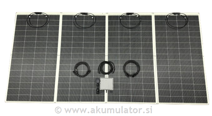 Balkonska sončna elektrarna z ultra lahkimi paneli