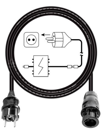 Kabel 3m za mikro razsmernik Hoymiles