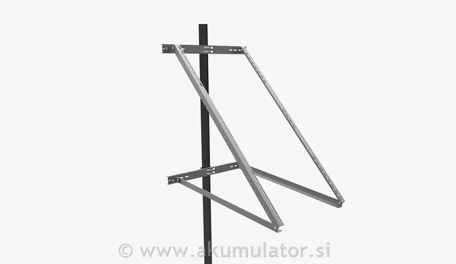 Nosilec solarnega modula za na drog 100 - 680mm