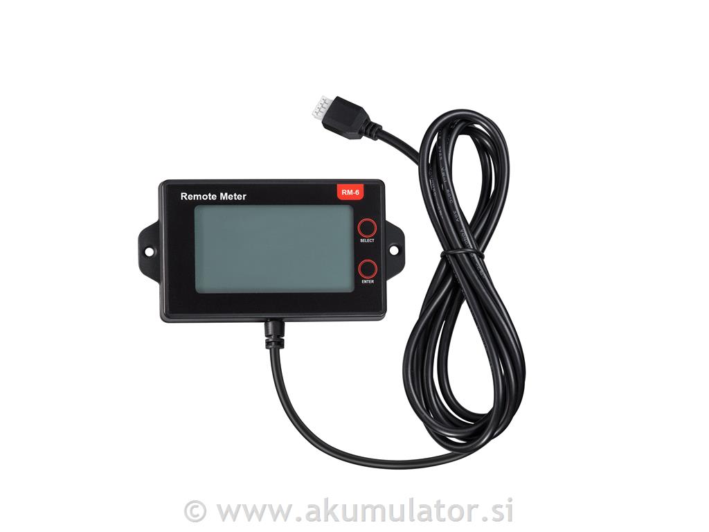 LCD monitor za MPPT regulatorje za LiFePo4 baterije
