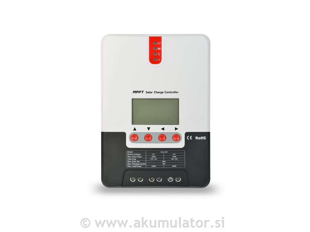 MPPT solarni regulator 60A 12V-48V