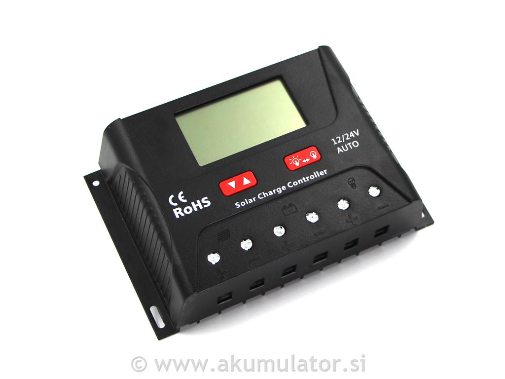 Solarni regulator 30A 12V/24V