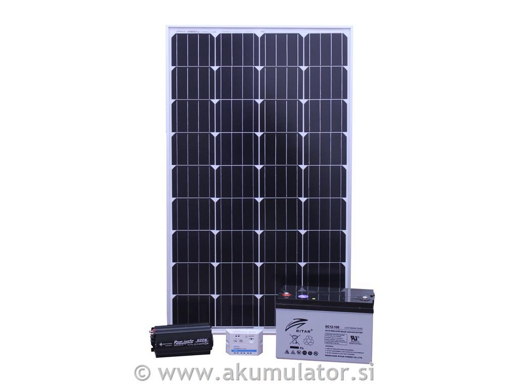 Solarni komplet za vikend 100W