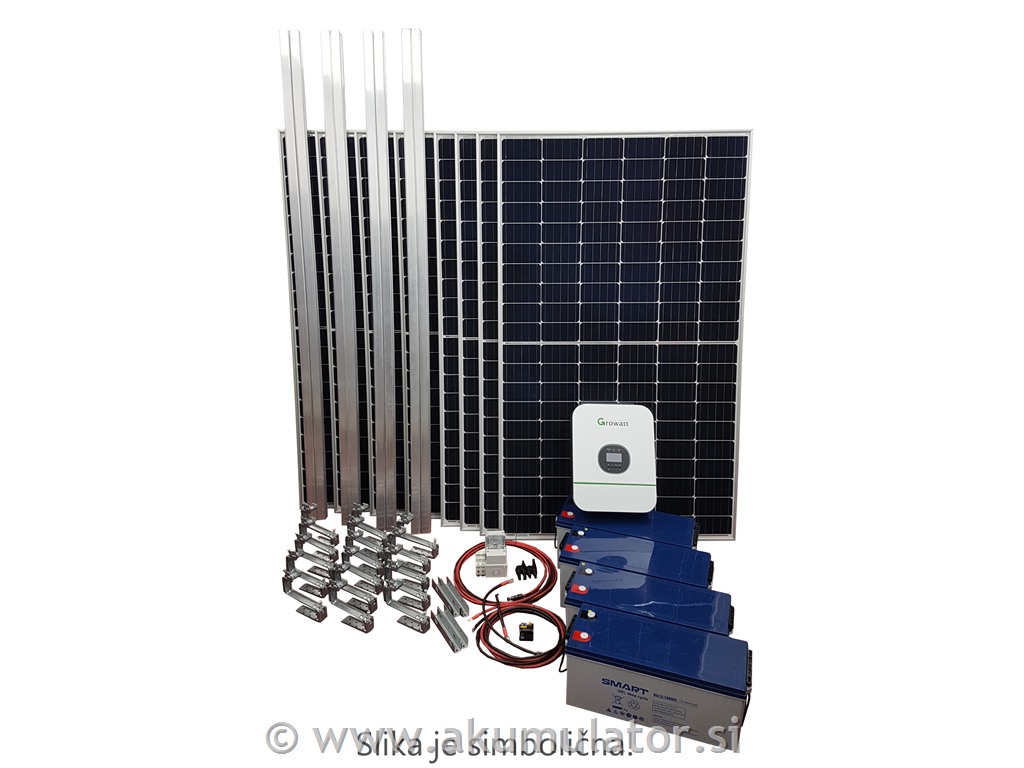 Solarni komplet za vikend 2400W