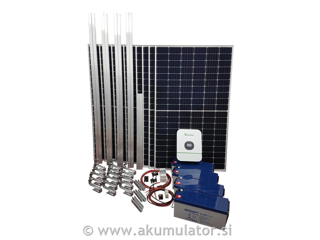 Solarni komplet za vikend 3kW HV - sestavite ga sami