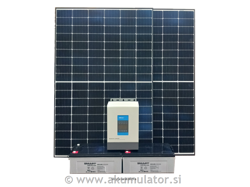 Solarni komplet za vikend 1000W - sestavite ga sami