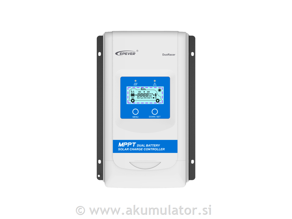 MPPT solarni regulator DUO 20A, za navtiko, avtodom