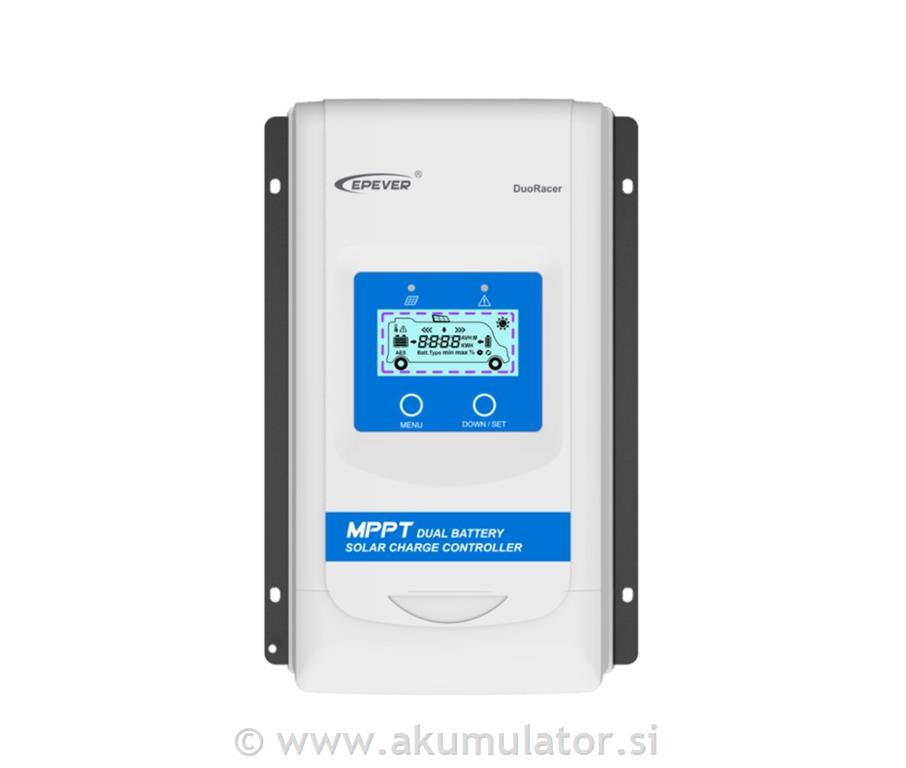 MPPT solarni regulator DUO 30A, za navtiko, avtodom