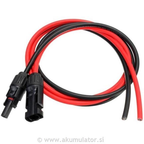 Solarni kabel 4mm2, dolžine 2 x 5m, z MC4 konektorji