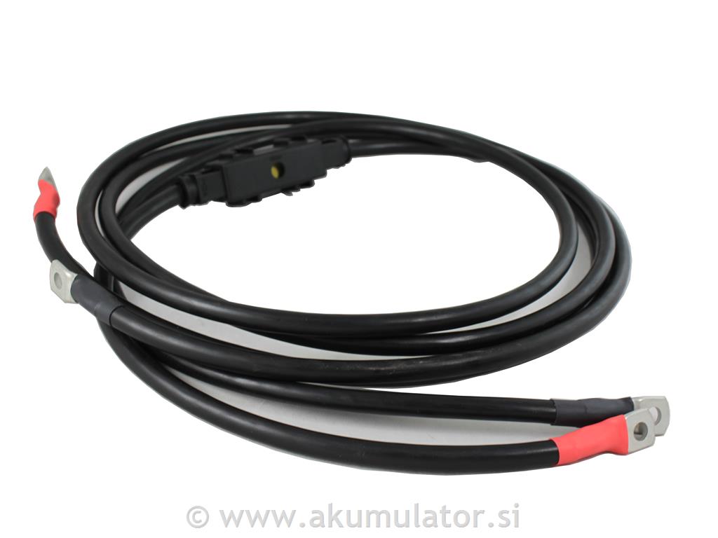 Komplet kabelska povezava z vgrajeno 200A 48V MEGA varovalko