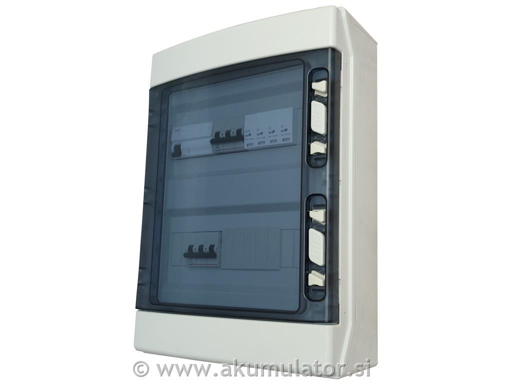 AC zaščitna omarica za hibridne sončne elektrarne