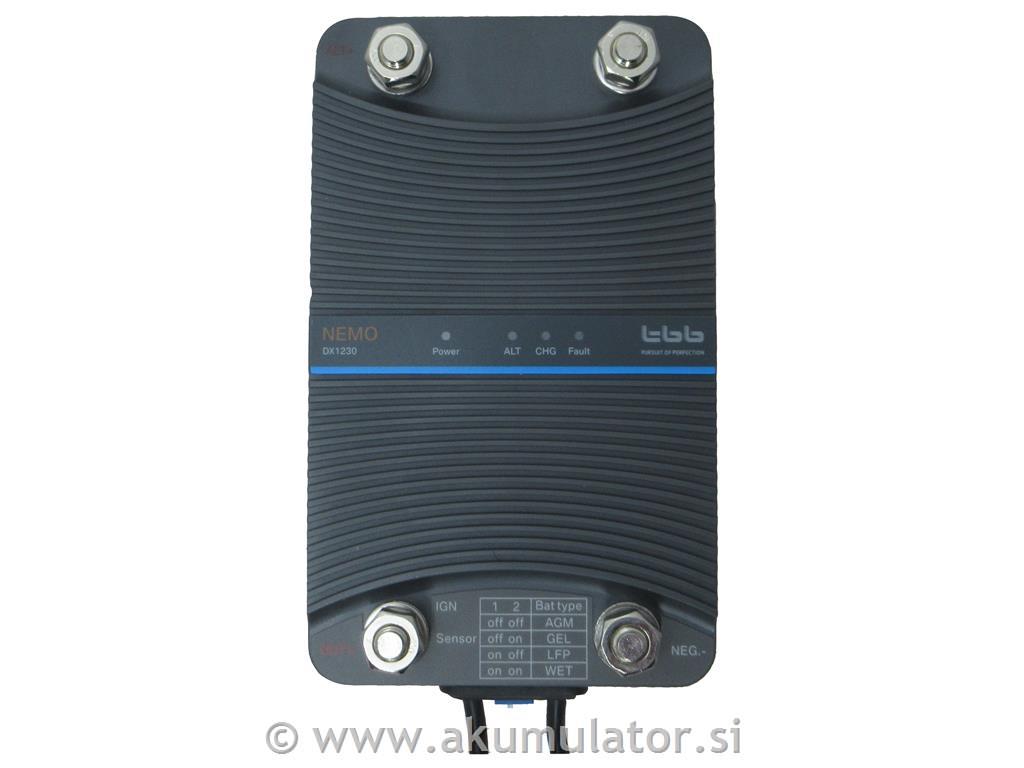 B2B polnilec 12V - 12V 30A za navtiko in avtodom