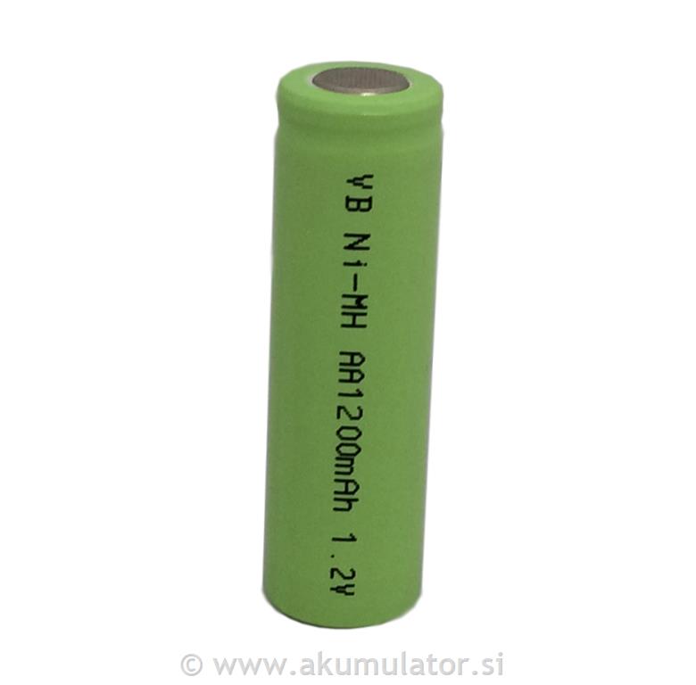 Baterijska celica Ni-Mh 1200mAh AA