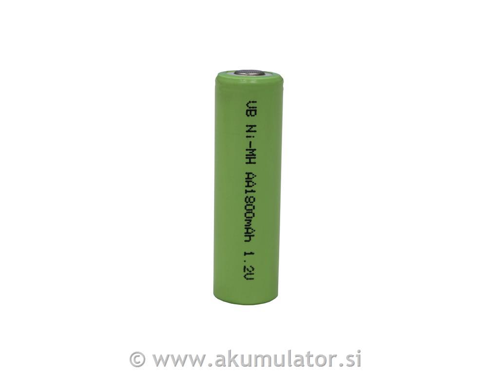 Baterijska celica Ni-Mh 1800mah AA